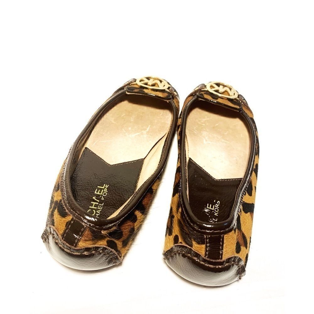 ☘️2X HP☘️ Michael Michael Kors Animal Print Calf Hair Fulton Flats (6.5) - Picture 7 of 13